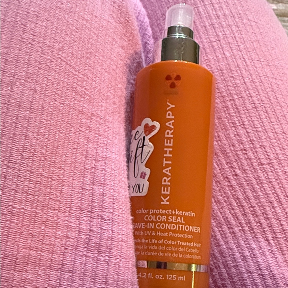 Brand new Keratherapy Orange Color Seal leave-in Conditioner 4.2 oz